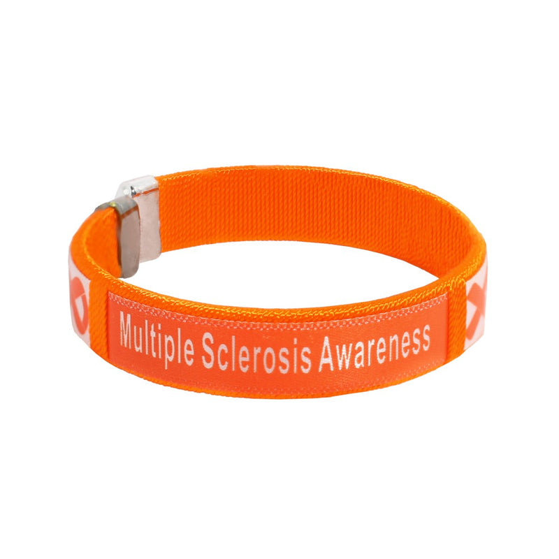 Buy Orange Ribbon Awareness Leukemia MS Multiple Sclerosis Survivor  Recovery Charm Bracelet Necklace Keychain Jewelry Gift for Women Online in  India - Etsy